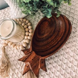 Pineapple Wood Bowl